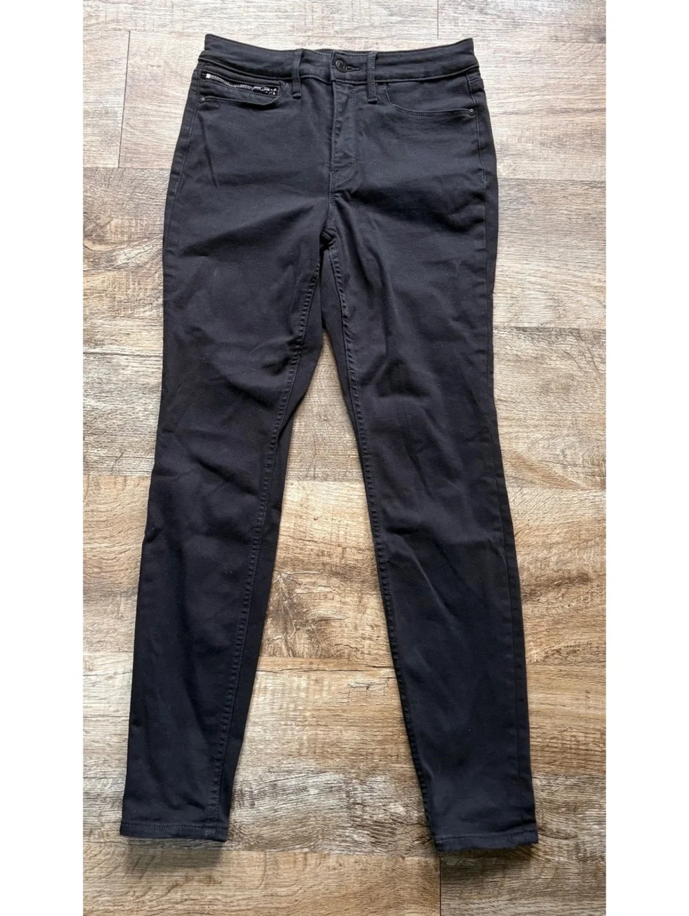 Athleta Black Flex Ultra Soft Skinny Jeans Size 6